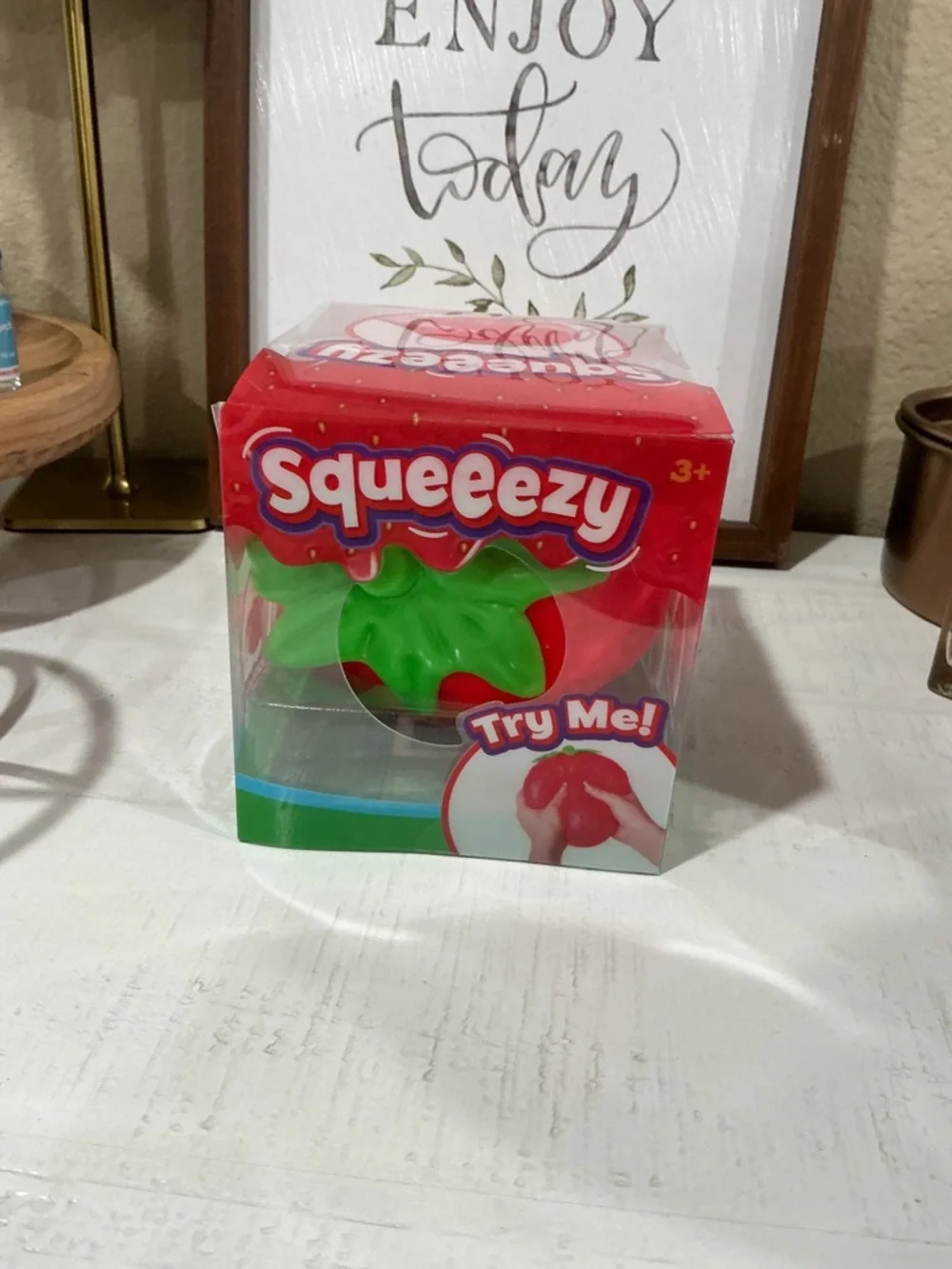 Strawberry Stress Toy - Red